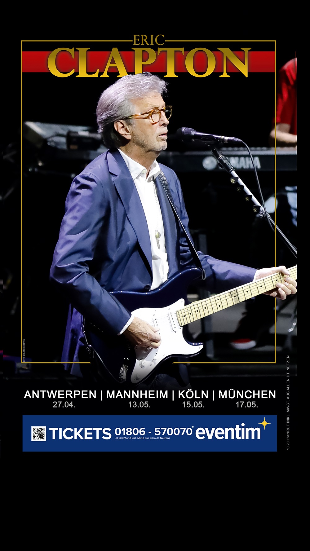 Eric Clapton - Live 2026 - Olympiahalle | Olympiapark München